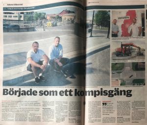 Artikel om Stenteknik i Nya Wermlands-tidningen, skriven av Jonny Ohlsson